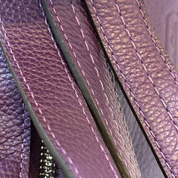 Coach Leather Alexandra Convertible Pebble Leather Tote F17566 - Picture 11 of 11